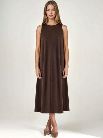 Robe Hiccup en marron : devant