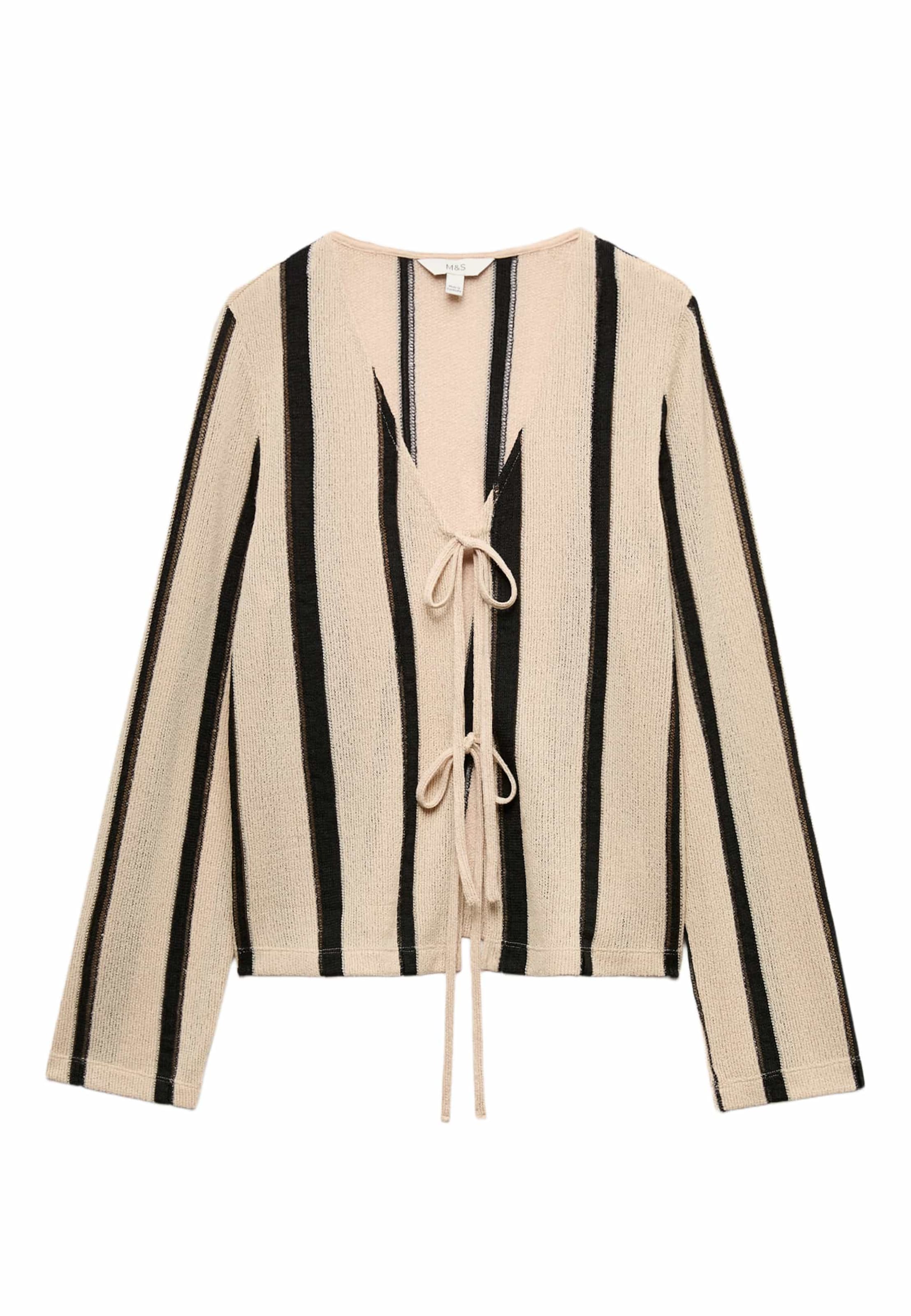 Marks & Spencer Knit cardigan in Beige: front