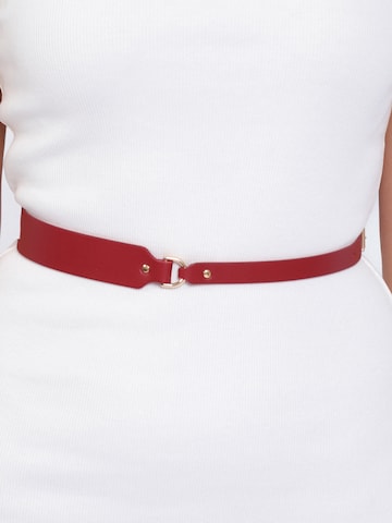 Haute Cuir Gürtel 'Slim Harness Belt'‌‌‌ in Rot