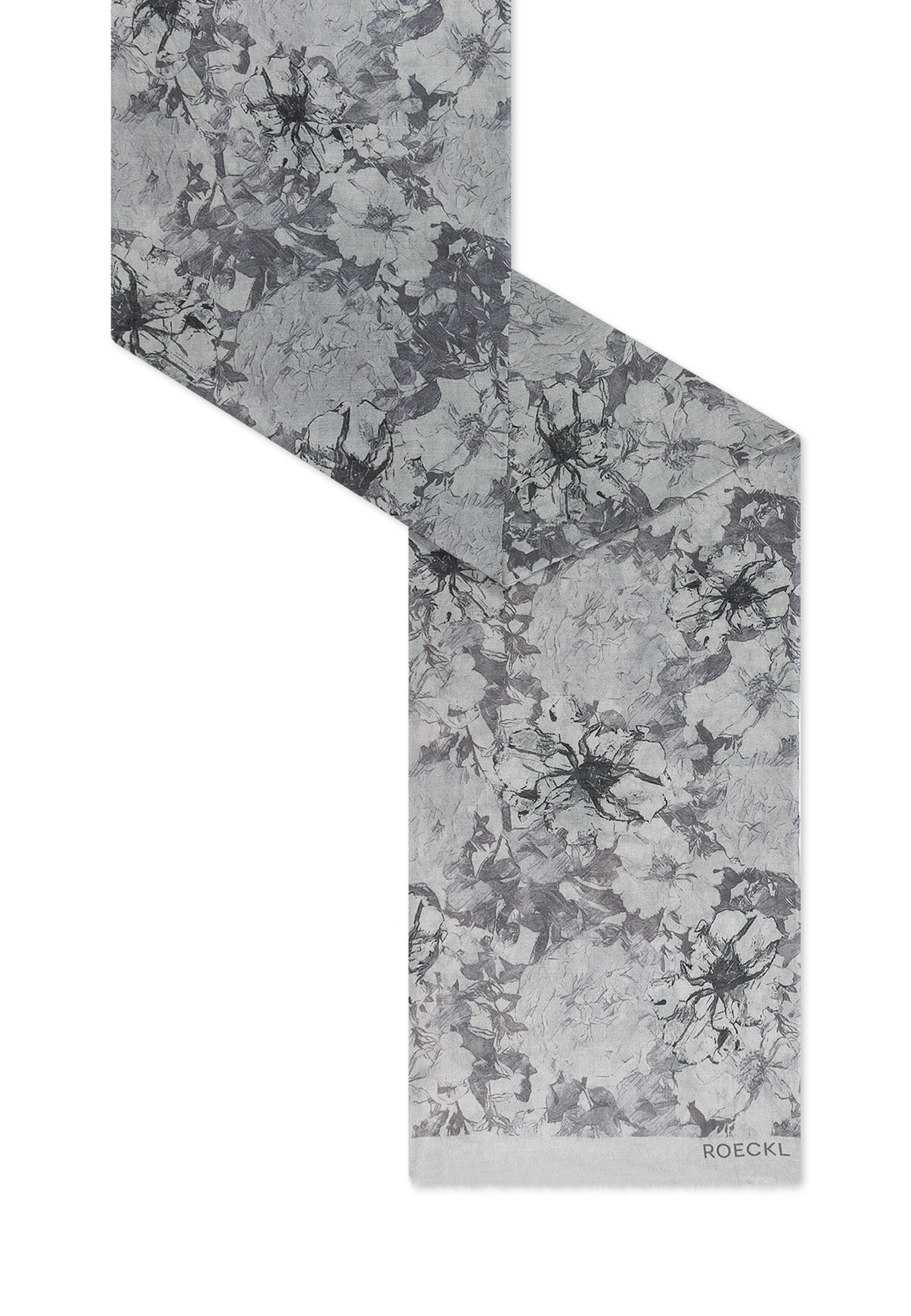 Sciarpa 'FLOWER WIND' di Roeckl in grigio