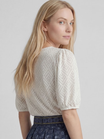 Blouse folklorique 'Kea' SPIETH & WENSKY en blanc