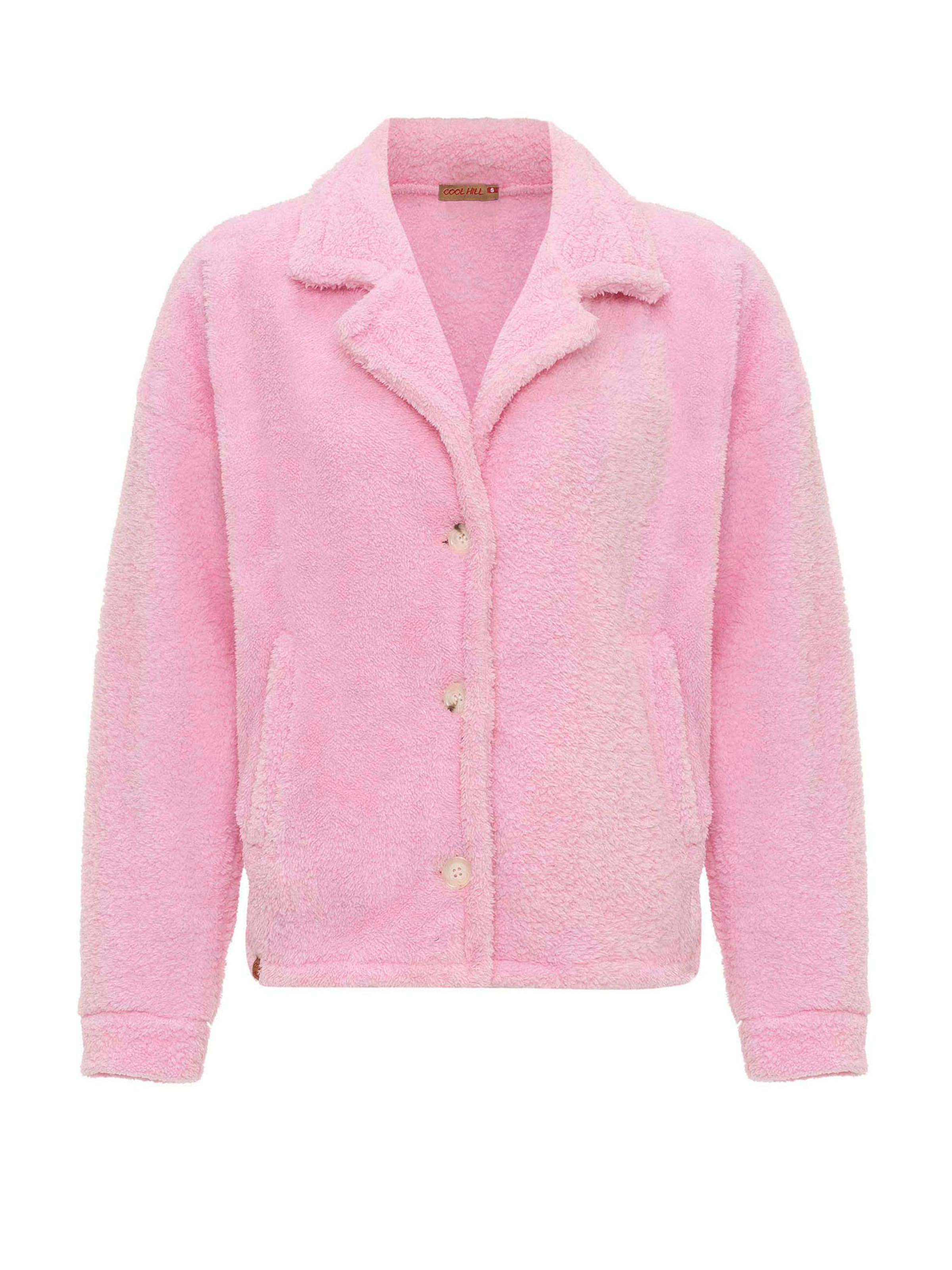 Veste en polaire Cool Hill en rose : devant