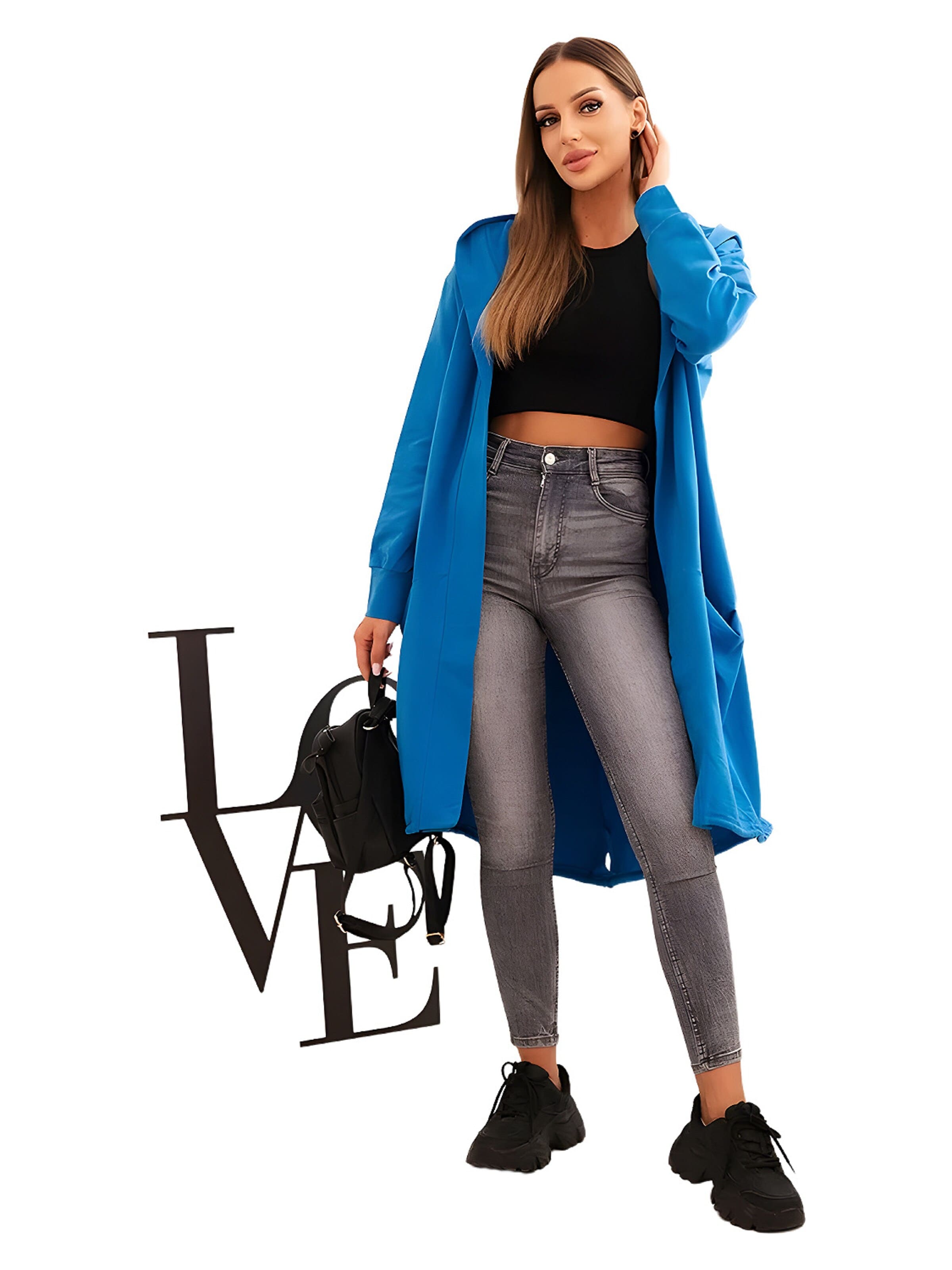 Lumera Gebreid vest in Blauw