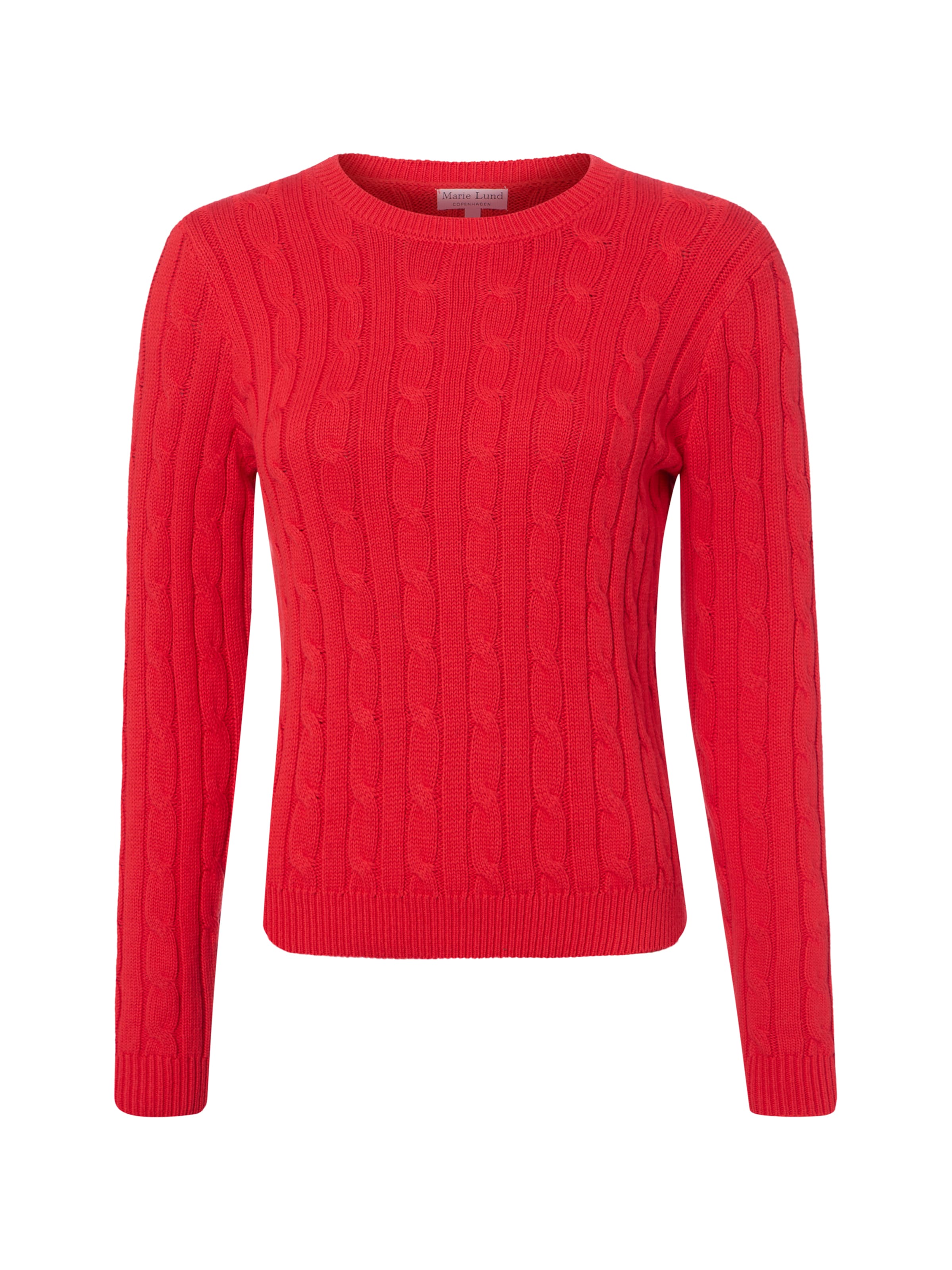 Marie Lund Trui in Rood: voorkant