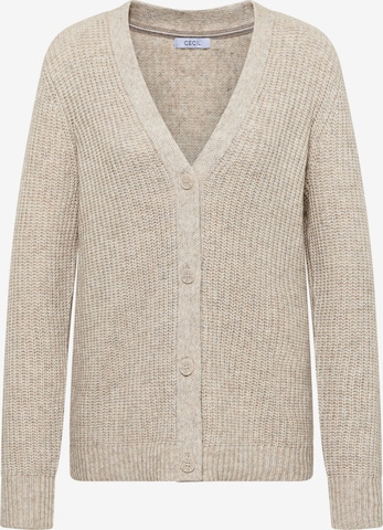 CECIL Knit Cardigan in Brown: front