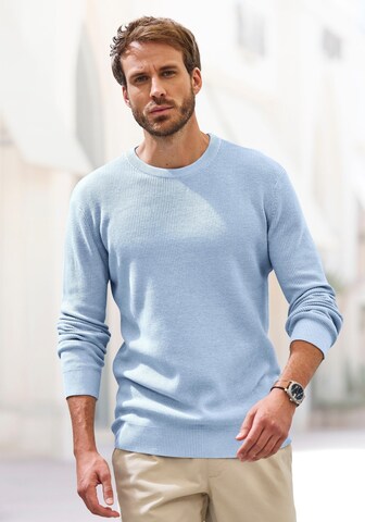 JOHN DEVIN Pullover in Blau: Vorderseite