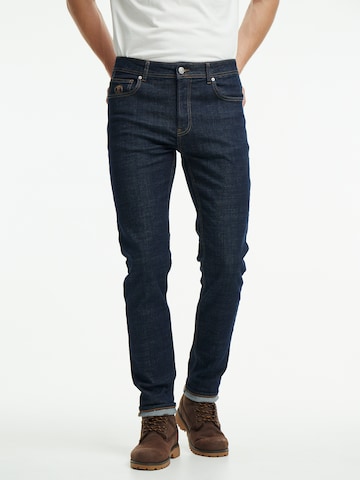 WEM Fashion Tapered Jeans 'Oscar' in Blue: front