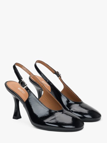 Escarpins à bride arrière '09-0850' Estro en noir