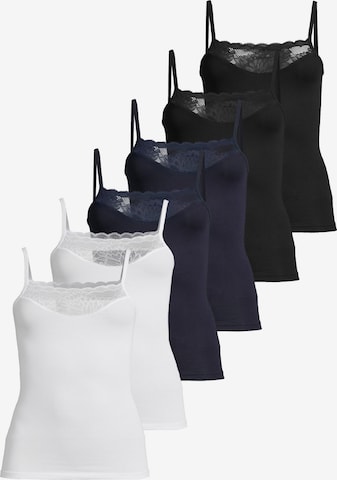 CON-TA Unterhemd 'Modal' in Weiß: Vorderseite