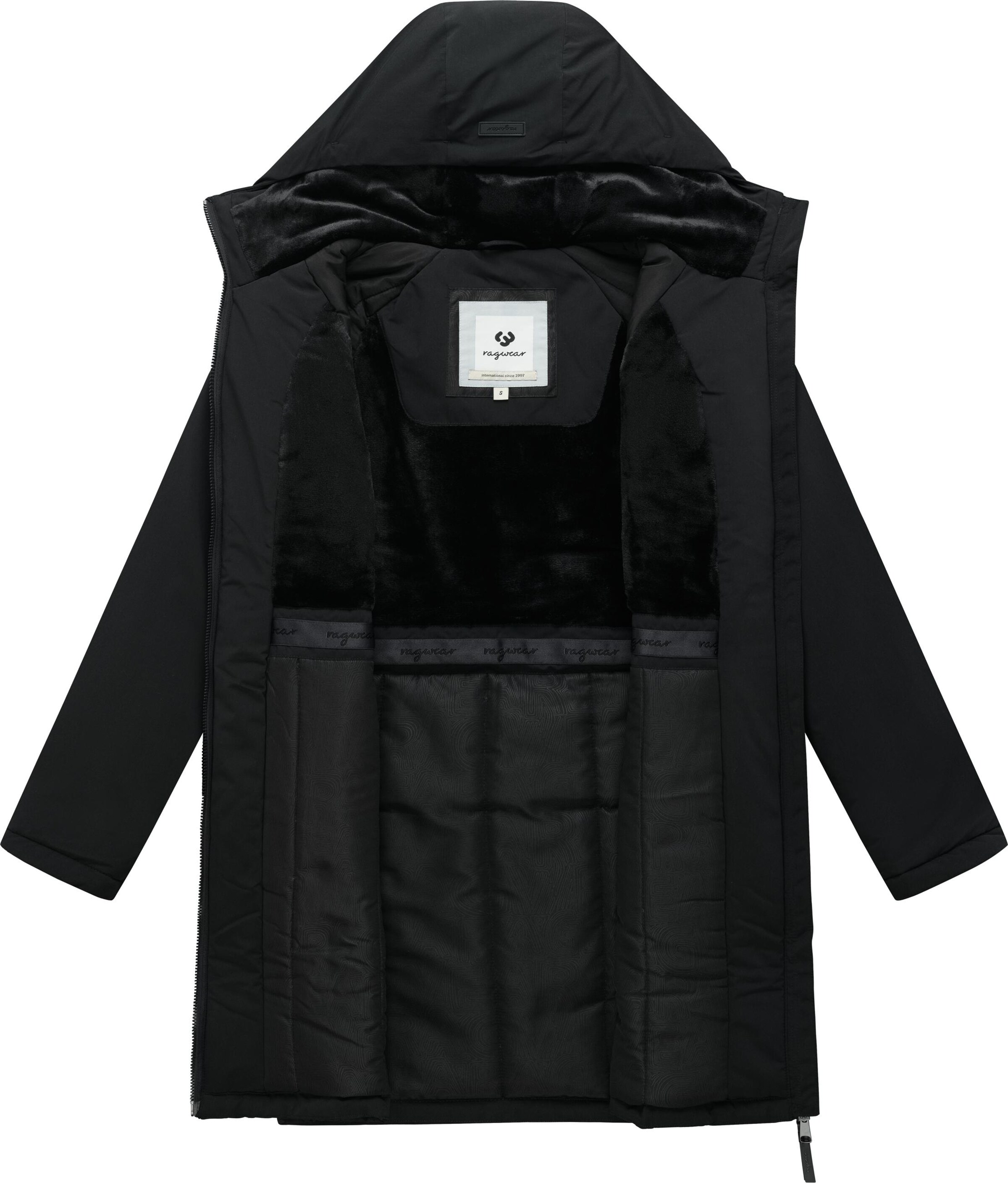 Manteau d’hiver 'Nasima Y' Ragwear en noir