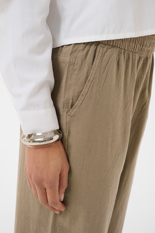 Kaffe Loosefit Kalhoty 'KAnaya' – béžová