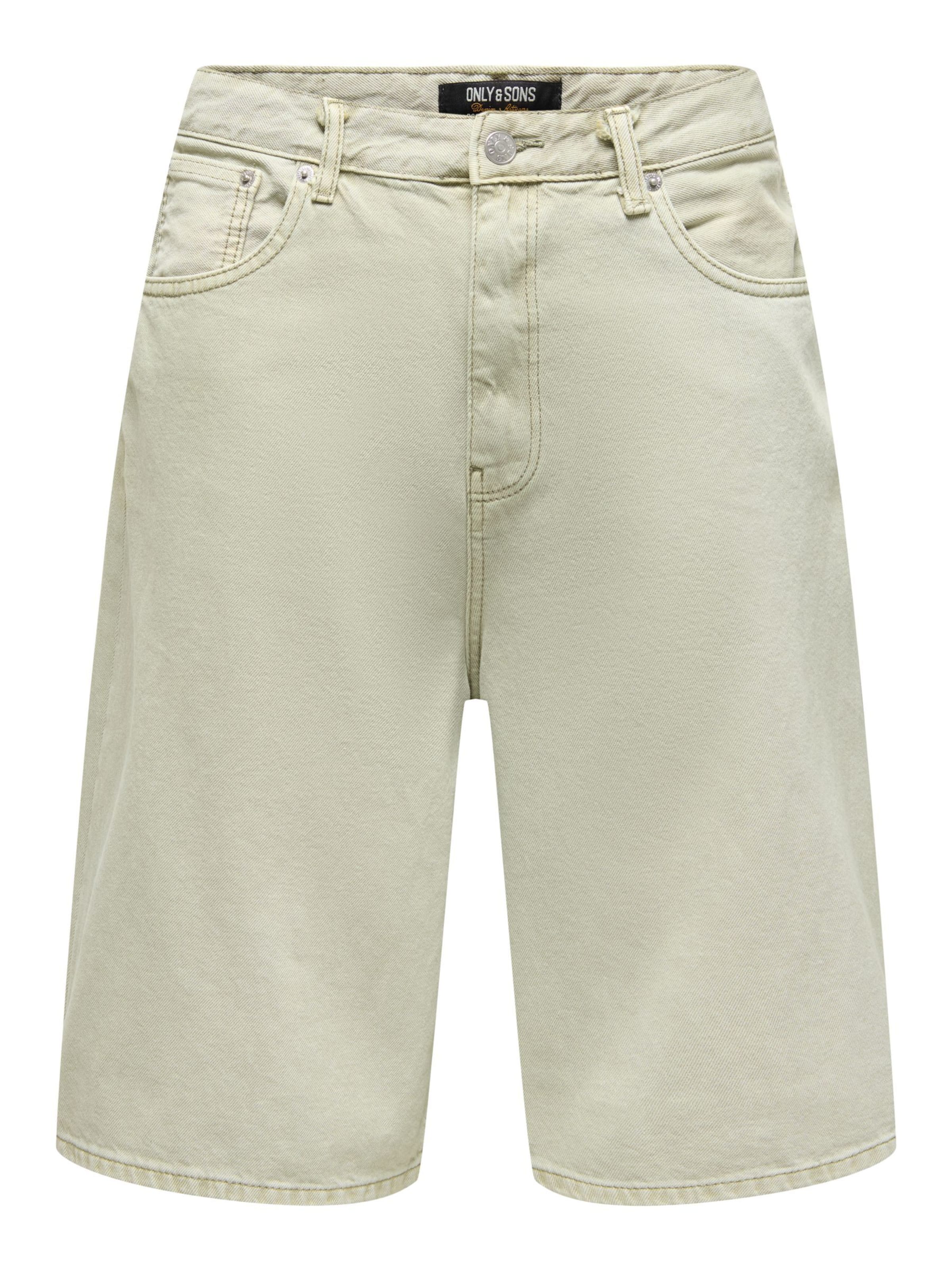 Only & Sons Loosefit Jeans 'CARL ' in Grün: Vorderseite