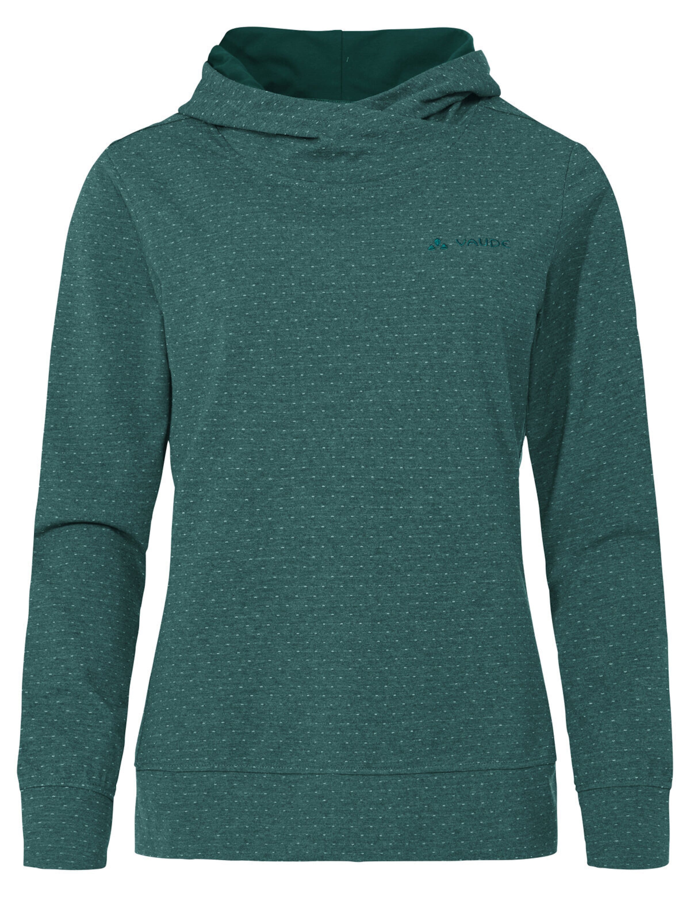 VAUDE Sportsweatshirt 'Tuenno' in Grün: Vorderseite