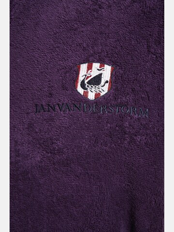 Jan Vanderstorm Long Bathrobe ' Janning ' in Purple