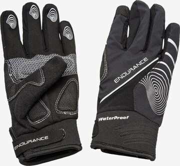 ENDURANCE Athletic Gloves 'Amiens' in Black: front