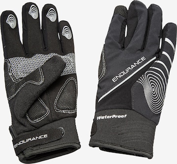 ENDURANCE Athletic Gloves 'Amiens' in Black: front
