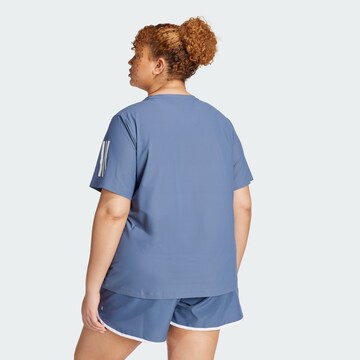ADIDAS PERFORMANCE Functioneel shirt 'Own The Run' in Blauw