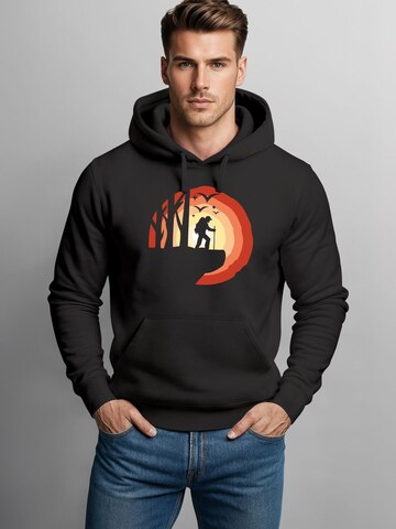 Neverless Sweatshirt 'Wanderer' in Black