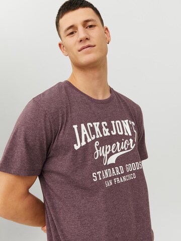 JACK & JONES Shirt in Purple