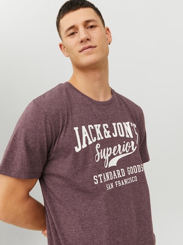 JACK & JONES Majica | vijolična barva