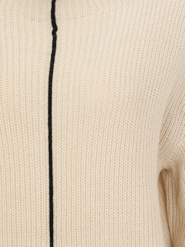 Vila Curve Strikkjole i beige