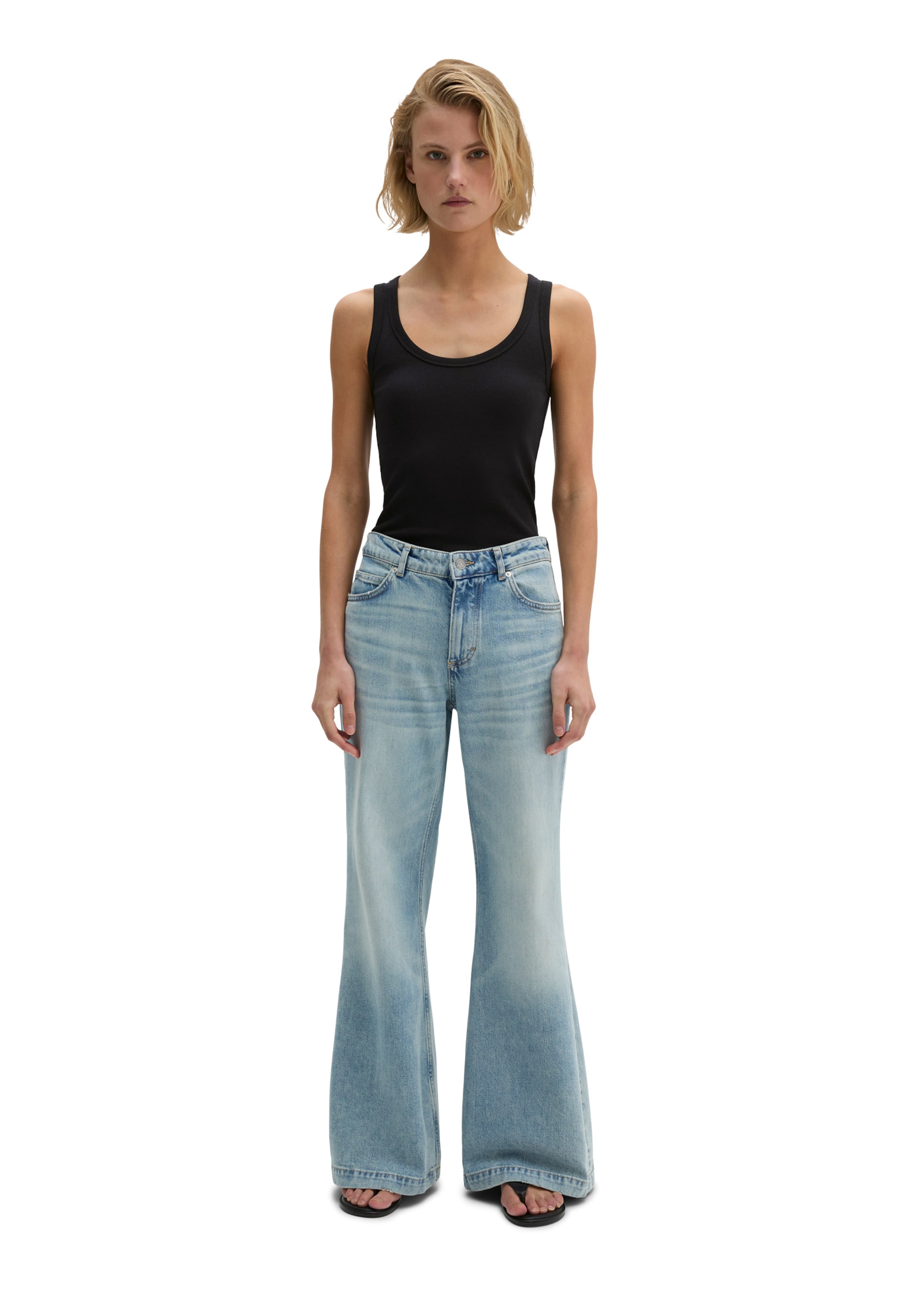 Marc O'Polo Flared Jeans 'Caya' in Blau