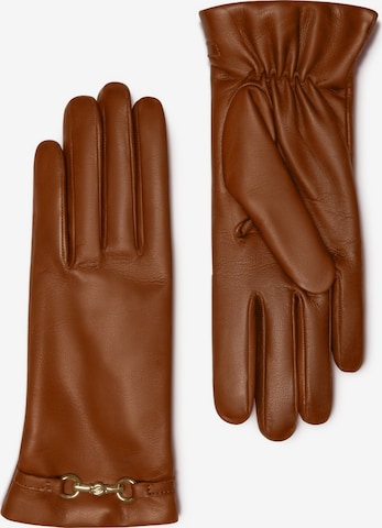 Gants Isabel Bernard en marron : devant