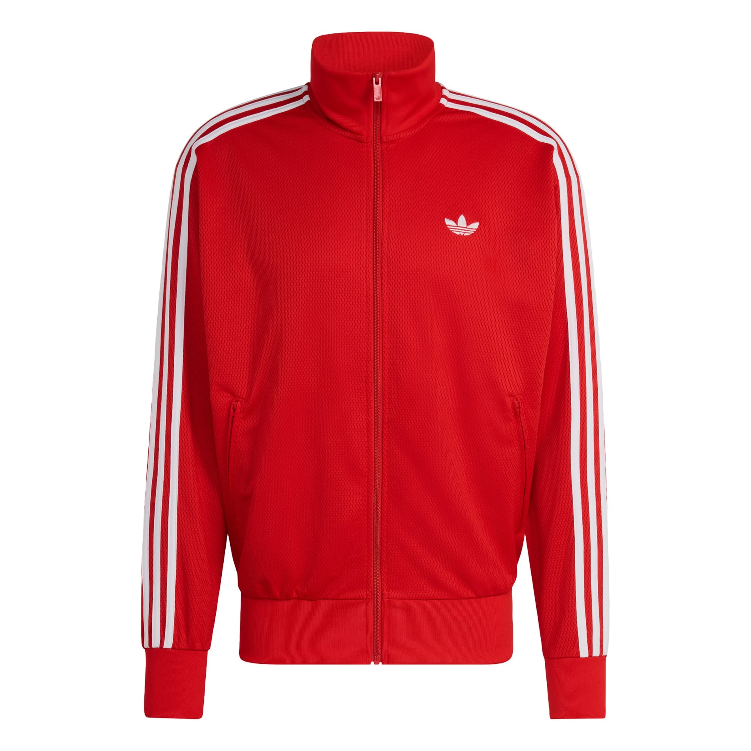 ADIDAS ORIGINALS Sweatjacke 'Firebird Adicolor' in Rot: Vorderseite