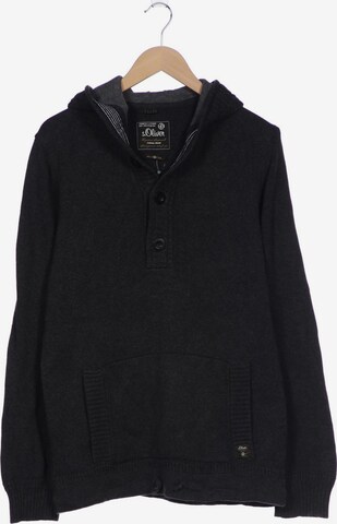 s.Oliver Sweatshirt & Zip-Up Hoodie in L in Grey: front