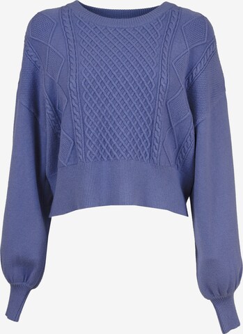 Influencer Pullover in Blau: predná strana