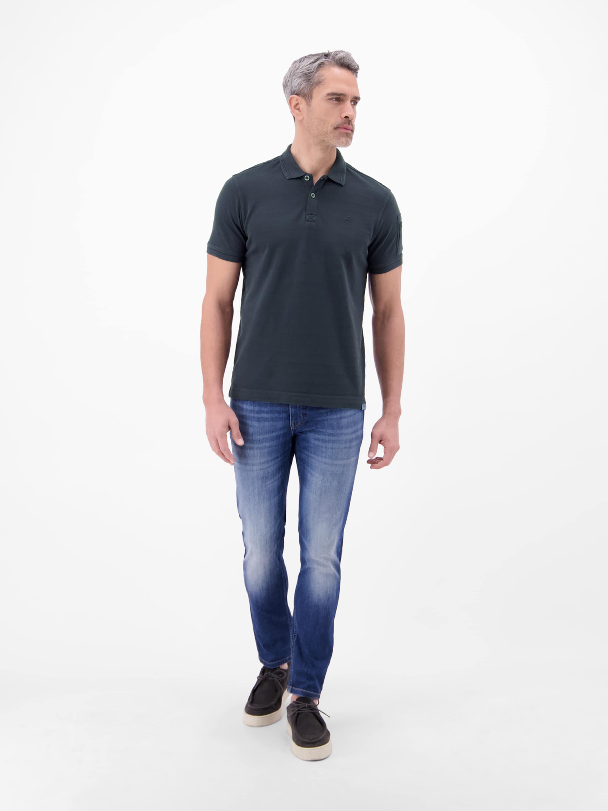 T-Shirt LERROS en bleu : devant