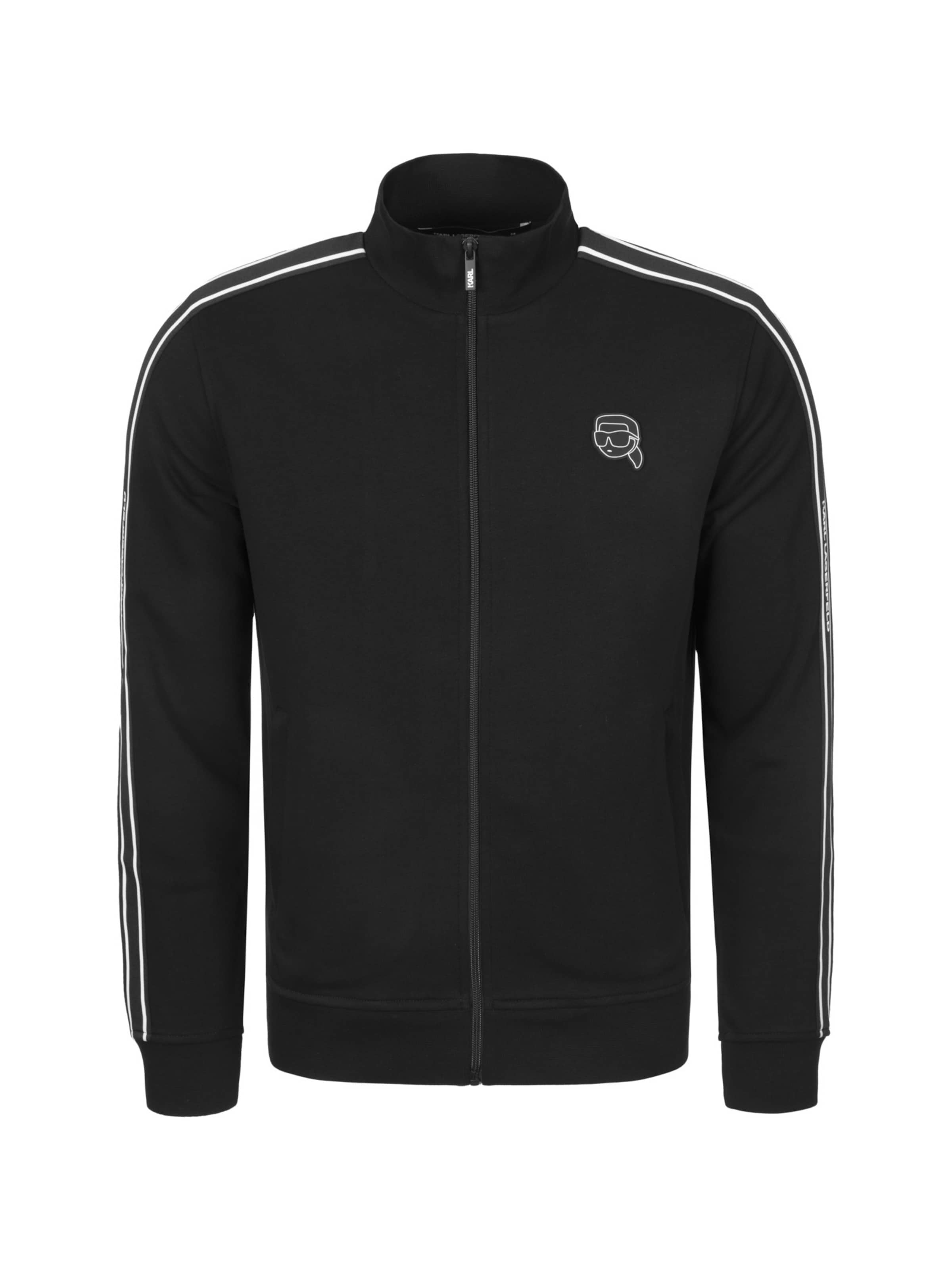 Karl Lagerfeld Sweatjacke '705043' in Schwarz: Vorderseite