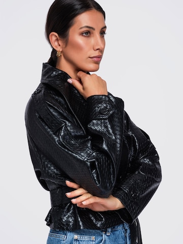 Veste mi-saison Ombre en noir