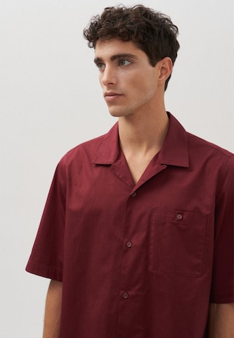 Studio Seidensticker Regular fit Button Up Shirt 'Studio' in Red