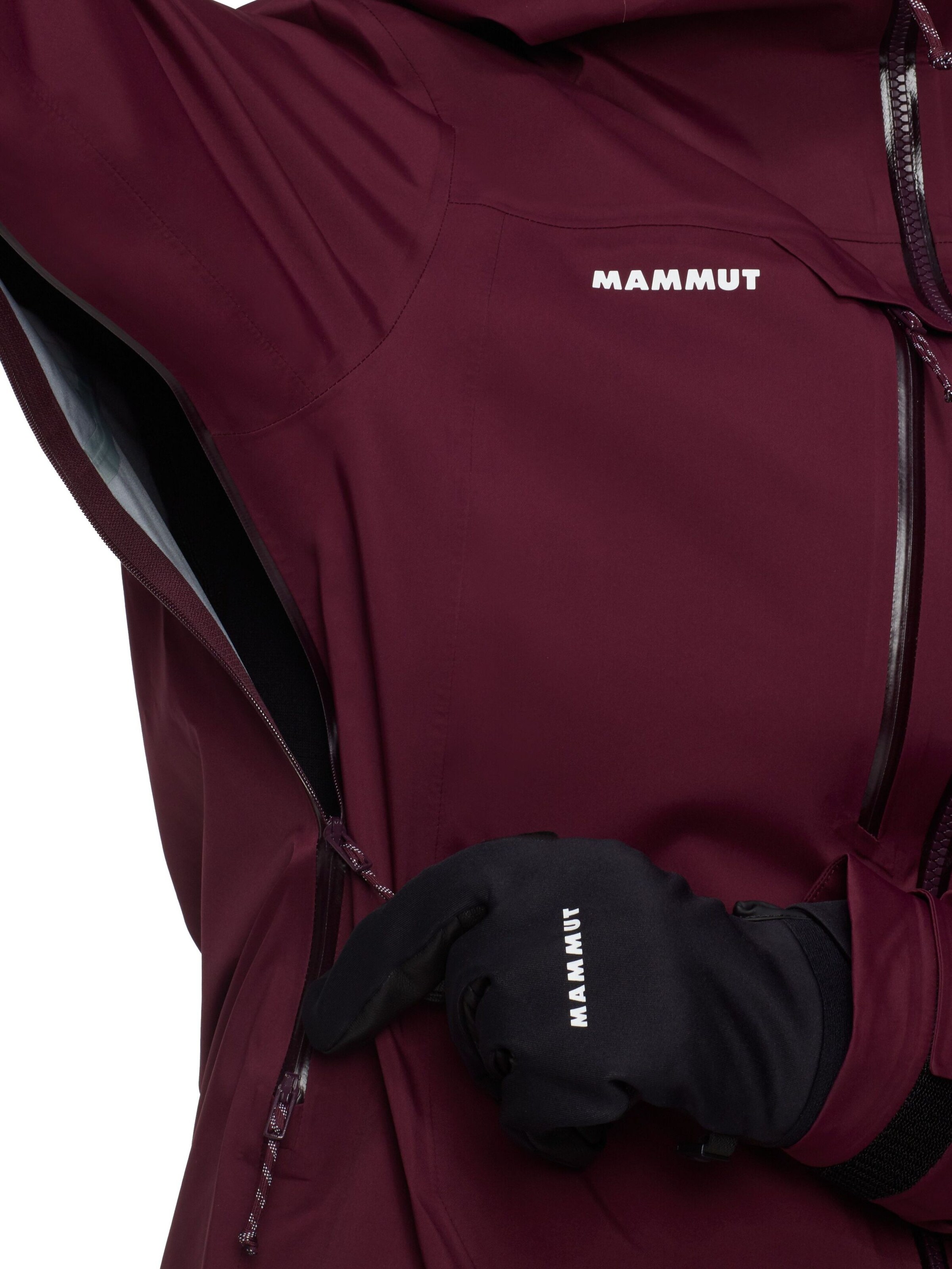 MAMMUT Outdoor Jacket 'Haldigrat' in Red