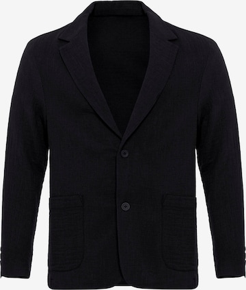 AntiochRegular Fit Sako - crna boja: prednji dio