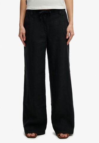 Superdry & Co Regular Broek in Zwart