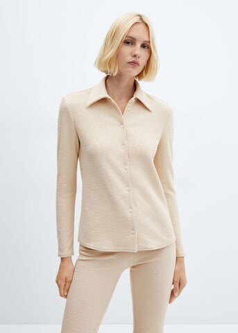 MANGO Bluse 'Demi' i hvid: forside