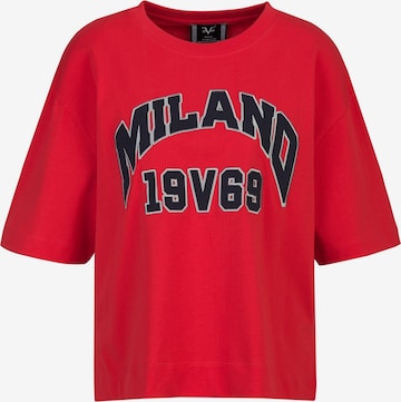 19V69 ITALIA Shirt 'Petonia College' in Rood: voorkant
