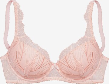 LASCANA Push-up BH in Roze: voorkant