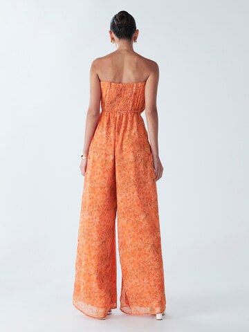 BWLDR Jumpsuit 'Alias' in Orange: back