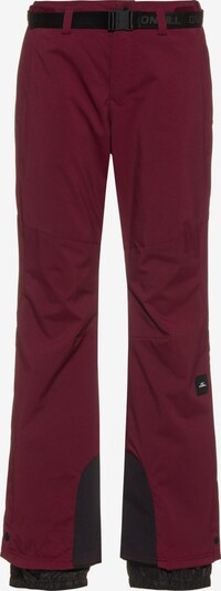 O'NEILL Workout Pants 'Star' in Burgundy / Black / White, Item view