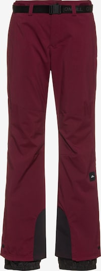 Pantaloni sport 'Star' O'NEILL pe roșu burgundy / negru / alb, Vizualizare produs