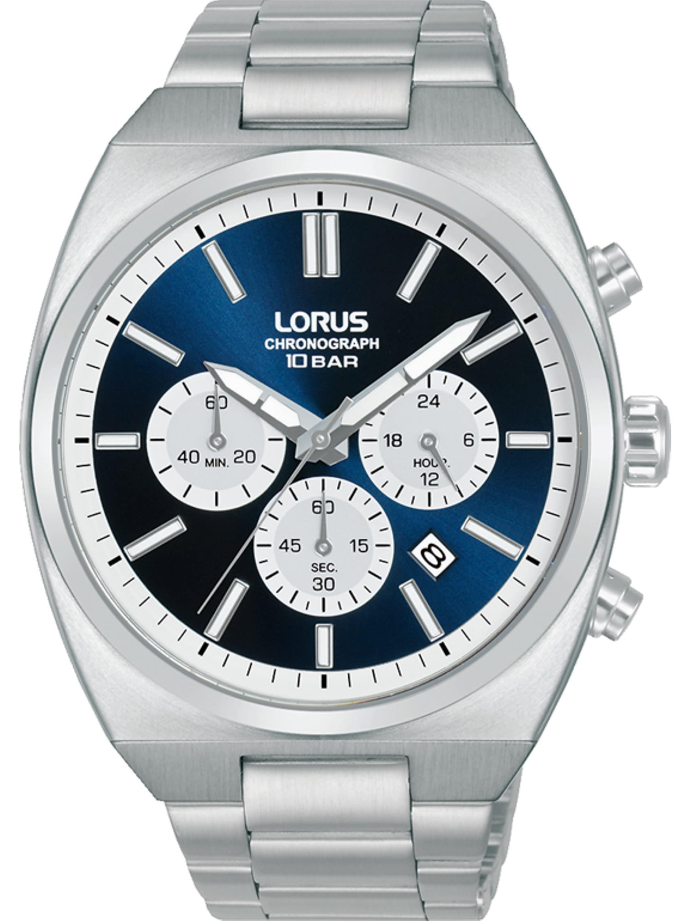 LORUS Analog Watch in Silver: front