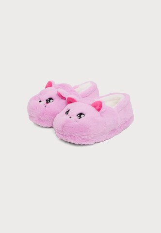 Lindex Huisschoenen 'Cat' in Lila