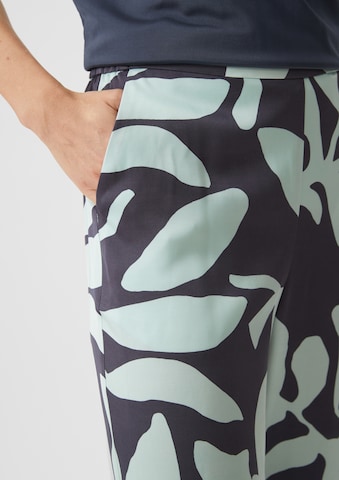 COMMA Loose fit Trousers in Blue