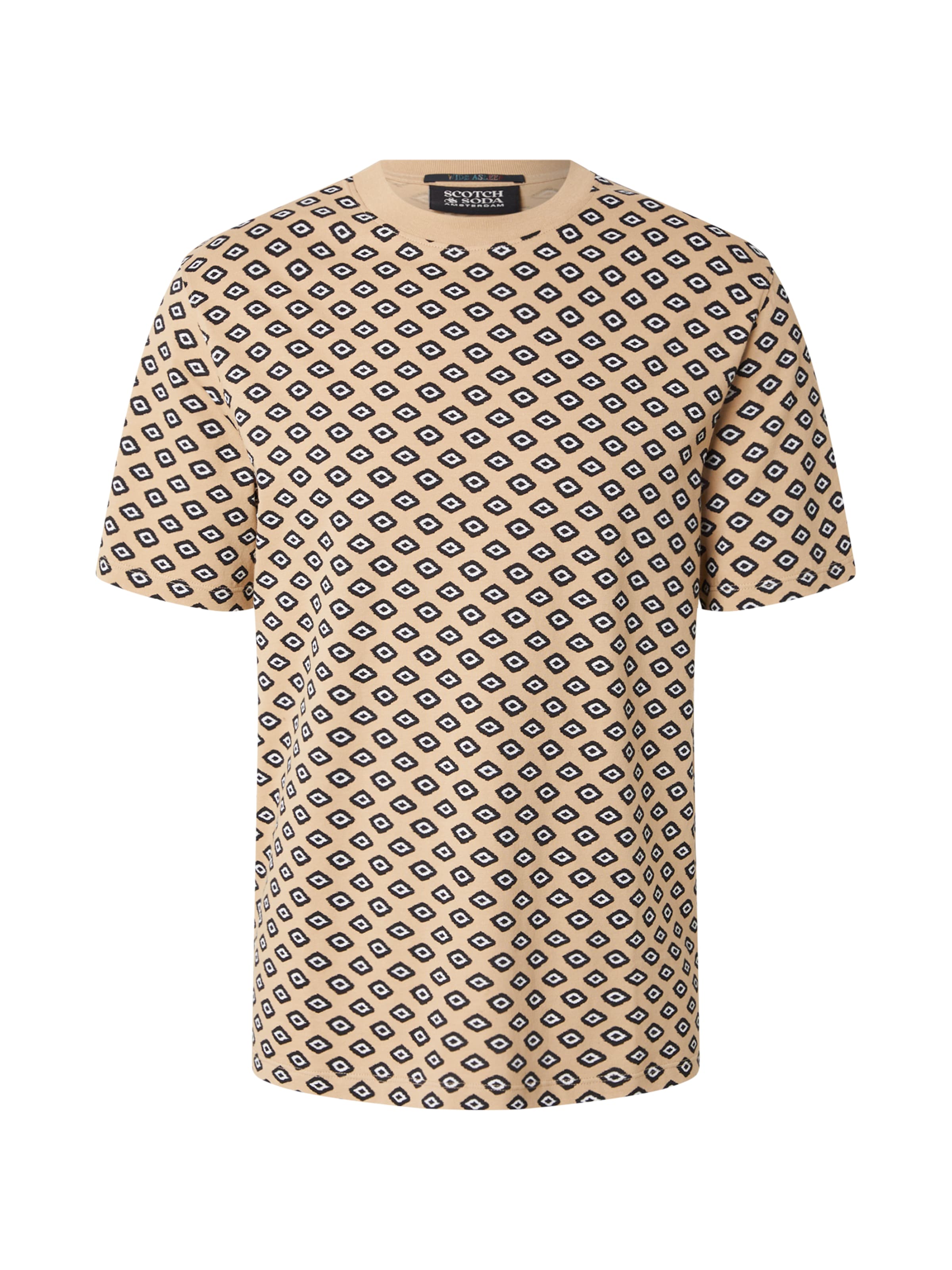 SCOTCH & SODA T-shirt i beige: framsida