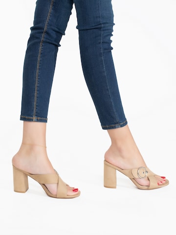 Celena Pumps 'Chene' in Beige: Vorderseite