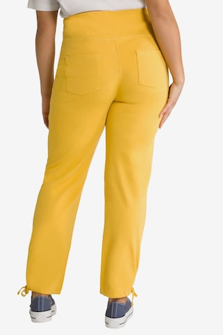 Ulla Popken Regular Pants '803640' in Yellow