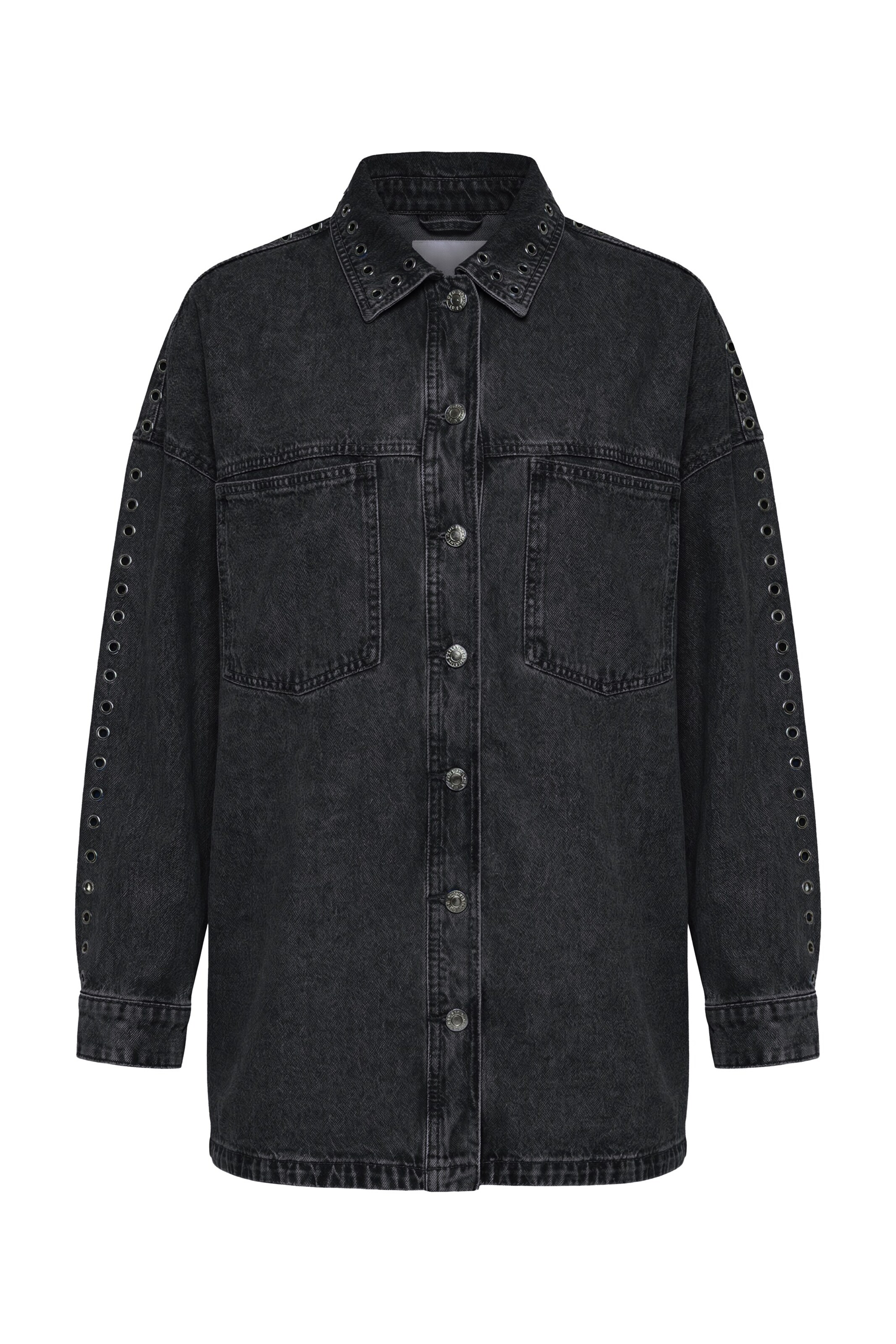 Studio Untold Bluse in Schwarz: Vorderseite